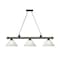 Z-Lite Cordon 3 Light Billiard, Bronze & White Linen 2306-3BRZ-AWL14 - alternate 5